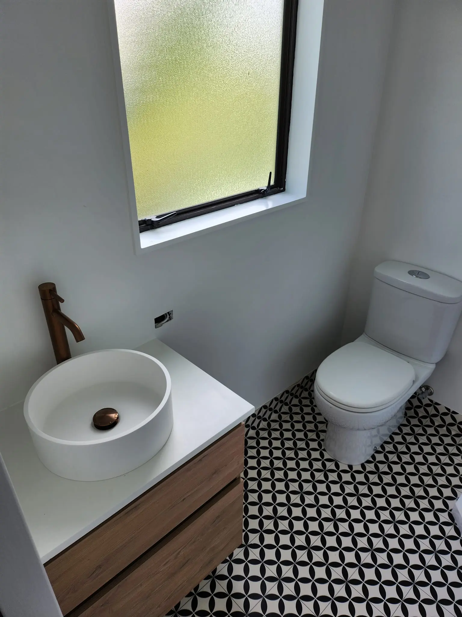 Toilet and sink