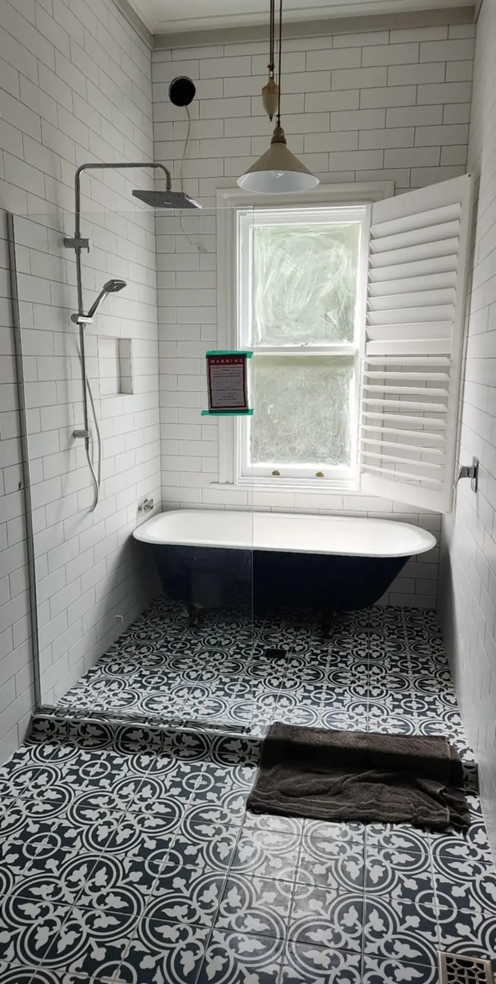 Shower and standalone bath